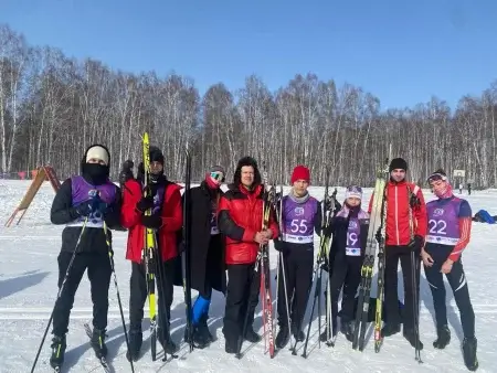 Команда Иркутского филиала приняла участие в соревнованиях по лыжным гонкам среди вузов